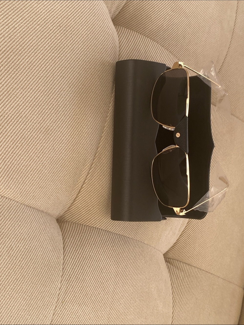 Cartier Sunglasses in Black and Gold - Picture 12 of 13